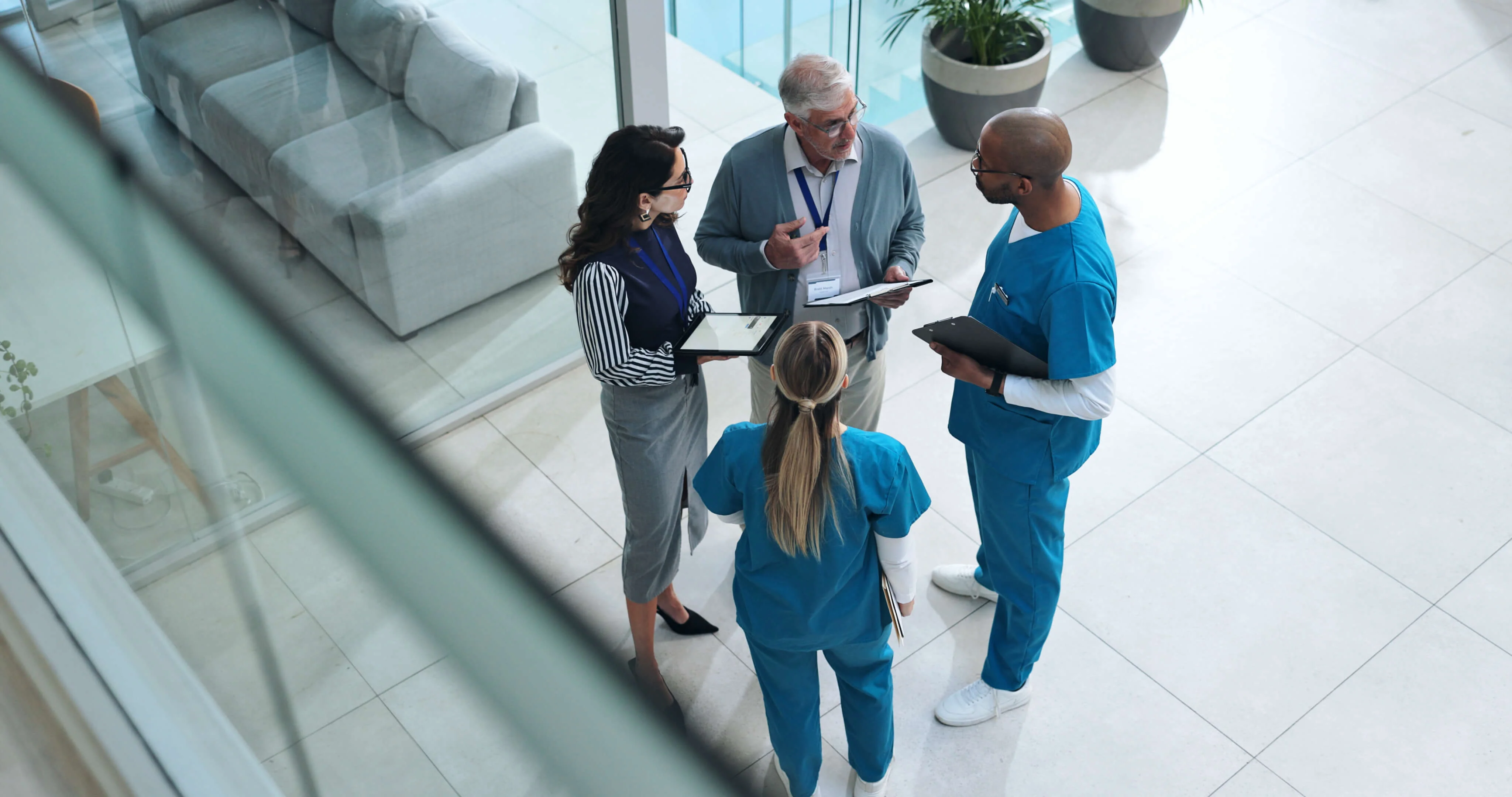 Medical professionals team